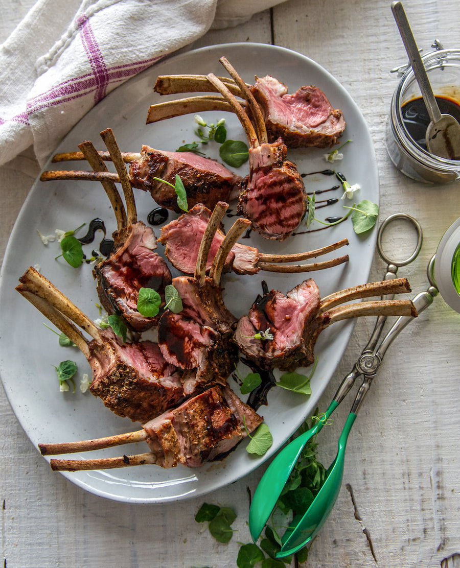 Rack of Lamb with Balsamic Drizzle