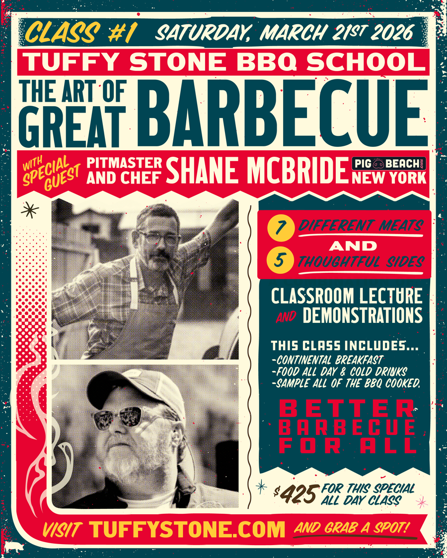 The Art Of Great Barbecue-March 21st 2026 9:30am to 5pm-ish.